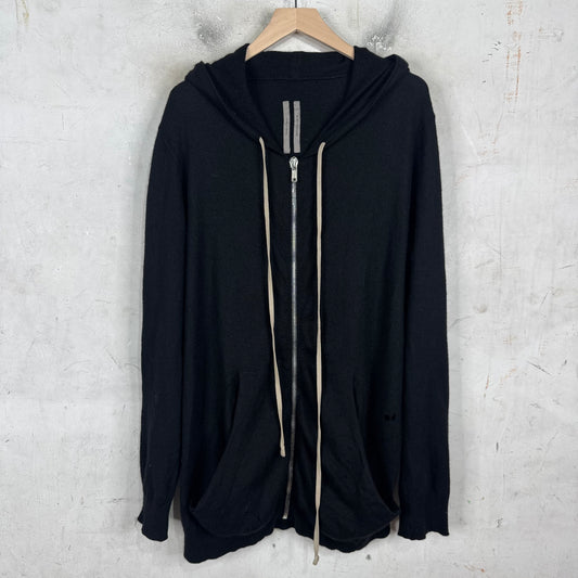 Rick Owens Mastadon Cashmere Jason Zip Hoodie