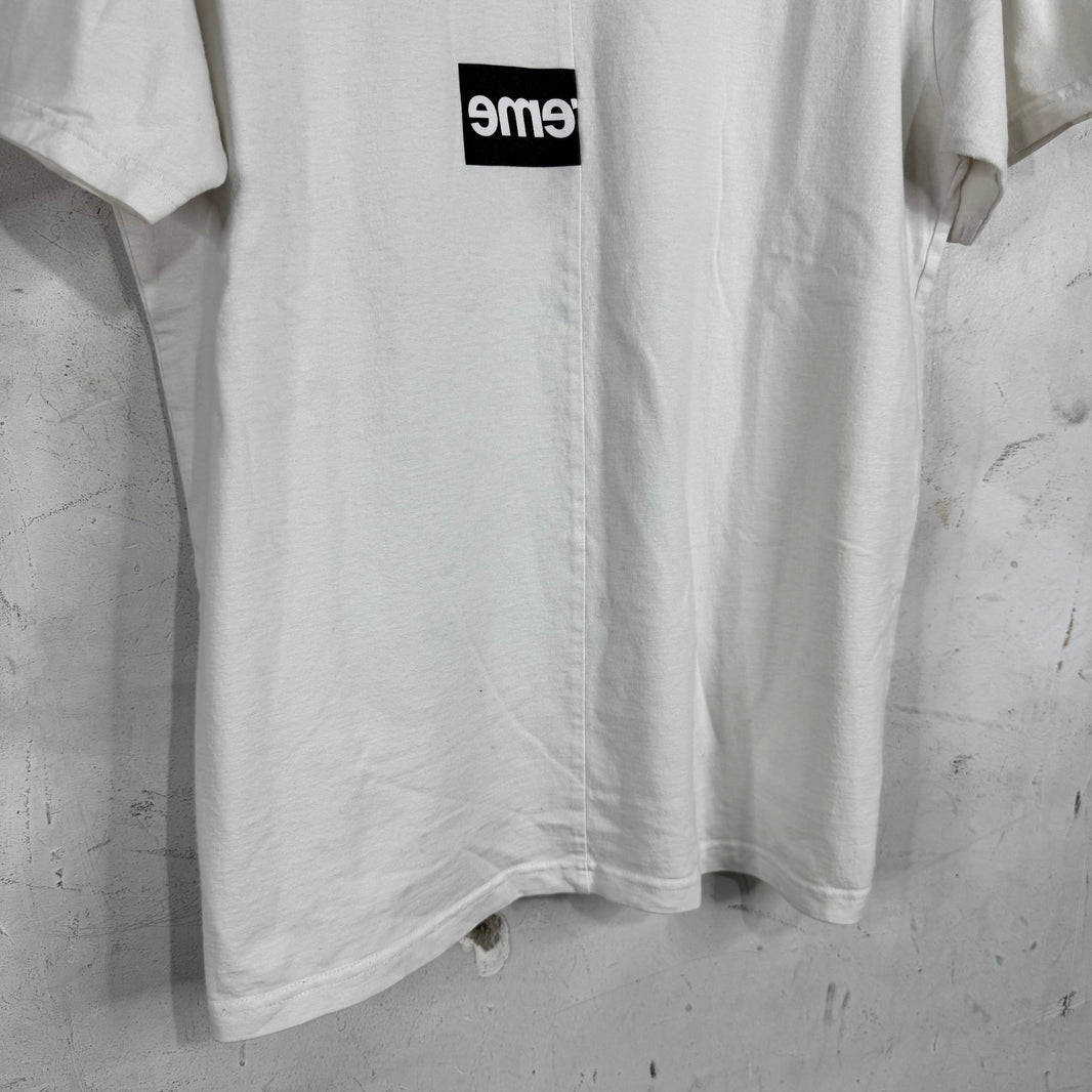 Supreme x CDG White Split Box Logo T-Shirt