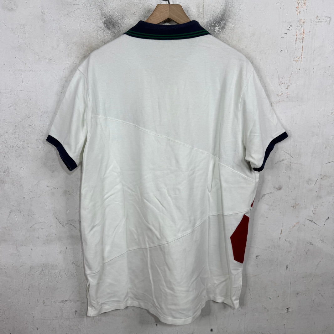 Ralph Lauren White Flag Patched 5 Polo