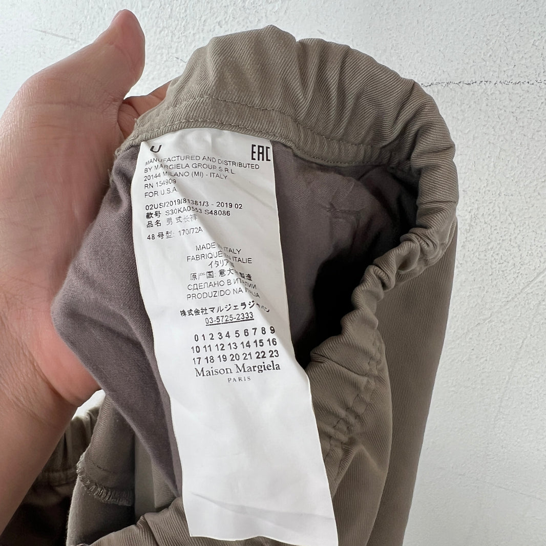 Maison Margiela Nylon Pleated Trousers