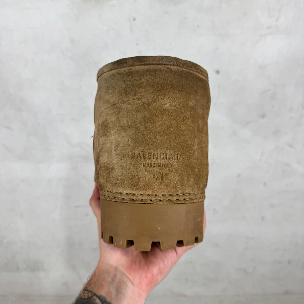 Balenciaga Short Suede Alaska Boots