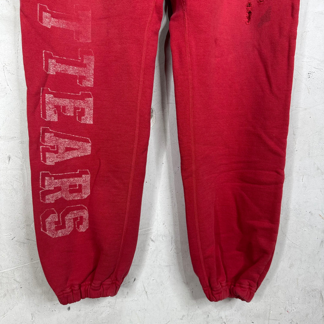 Saint Michael x Denim Tears Red Sweatpants