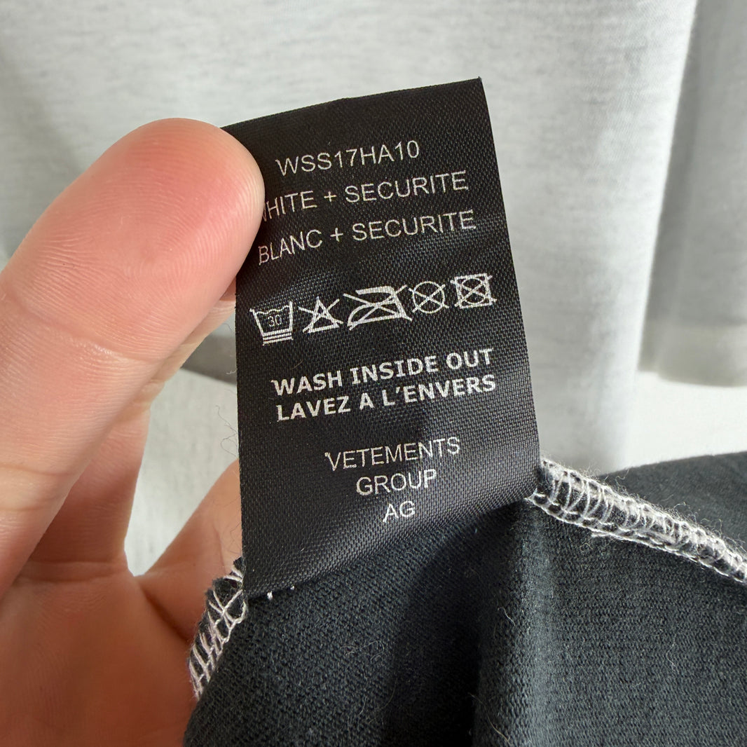 Vetements Double Layer Securite T-Shirt