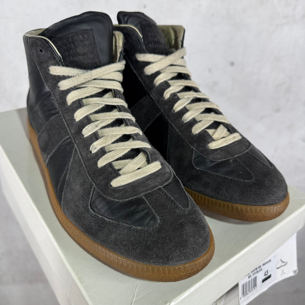 Margiela Black/Gum Mid Top Replicas