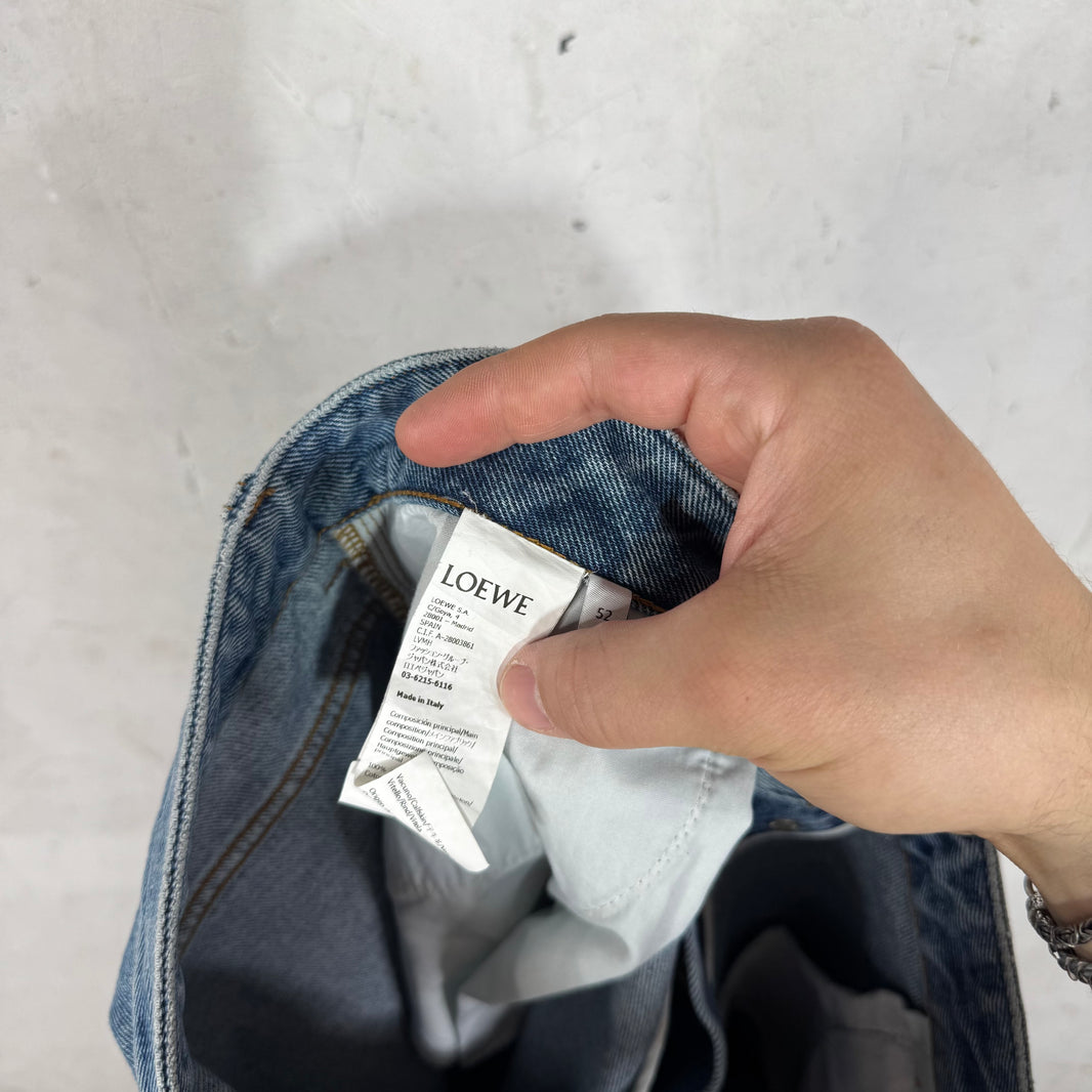 Loewe Lightwash Baggy Anagram Jeans