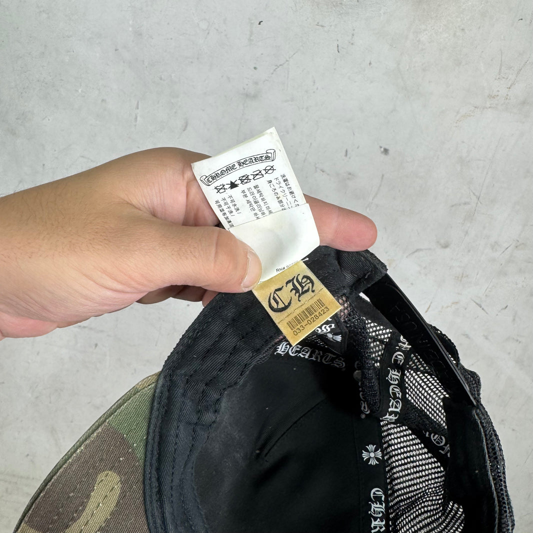 Chrome Hearts King Taco Patch Trucker Camo Hat