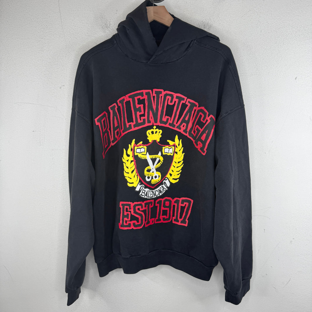 Balenciaga Drawn Crest Hoodie