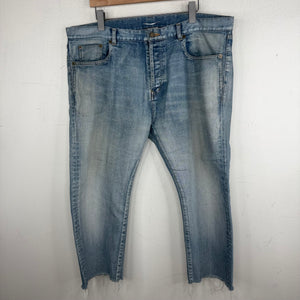 Saint Laurent D20 Chopped Light Wash Jeans