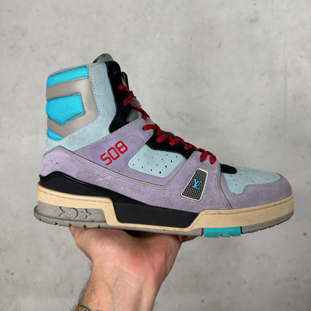Louis Vuitton Purple Suede 508 Trainer Highs