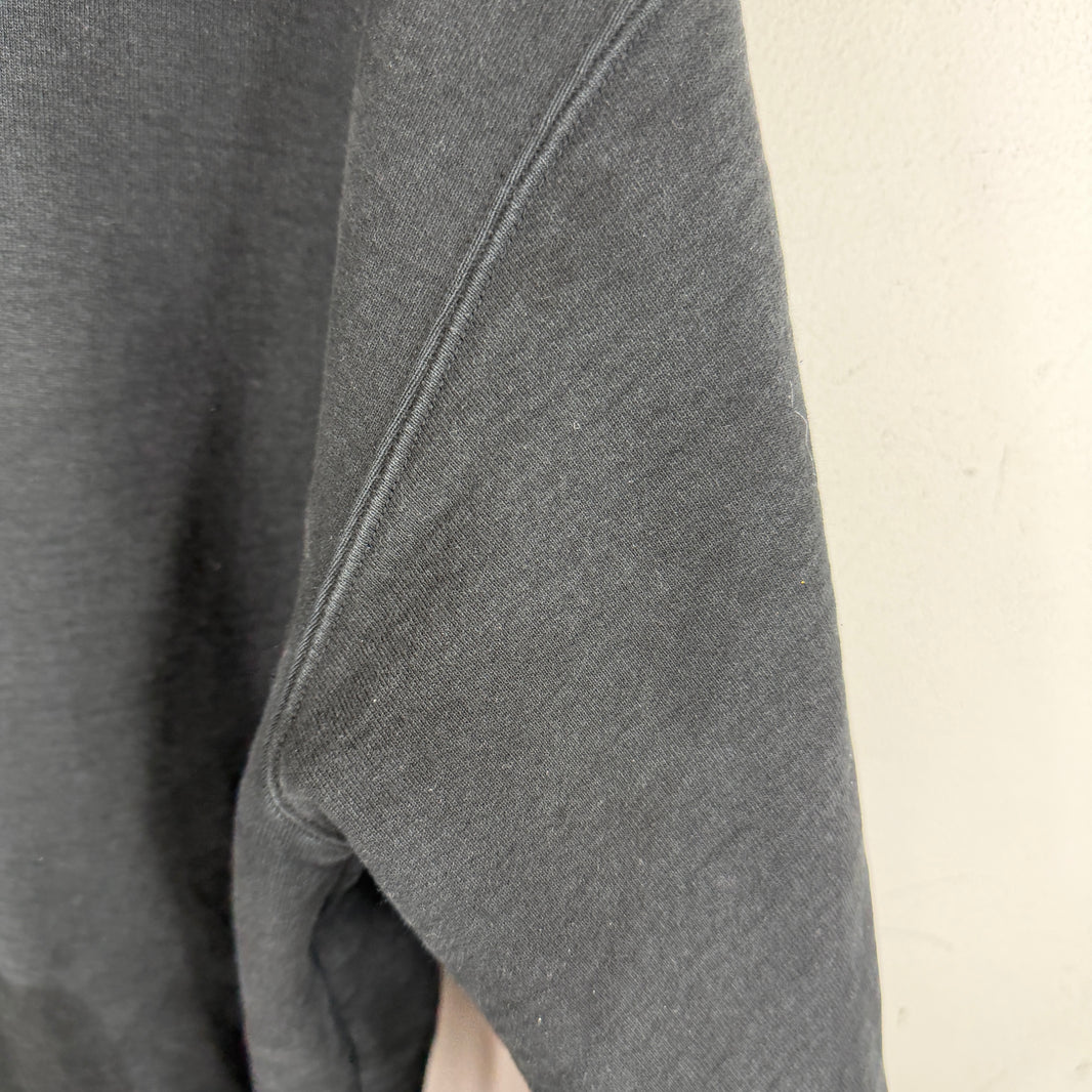 Supreme Plain Black Zip Hoodie