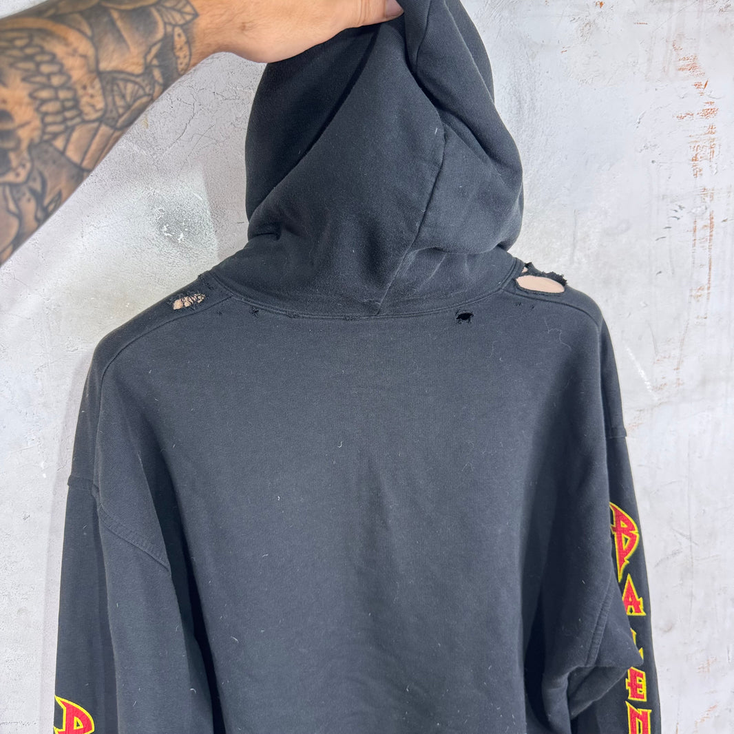 Balenciaga Metal Cropped Hoodie