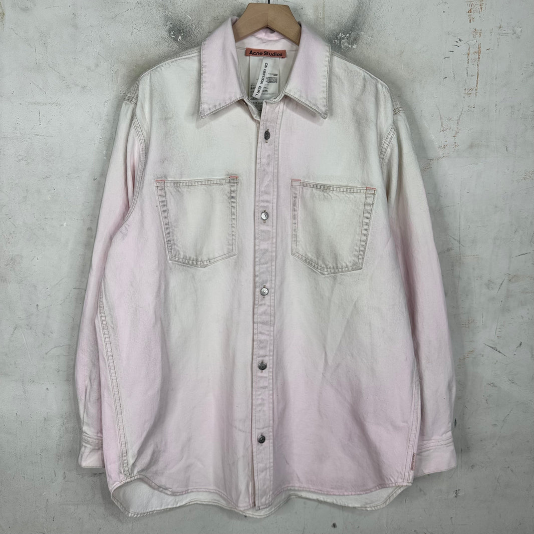 Acne Studios Pink Denim Overshirt