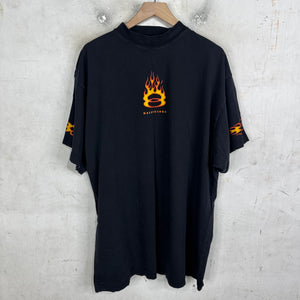 Balenciaga Flaming Unity Distressed T-Shirt
