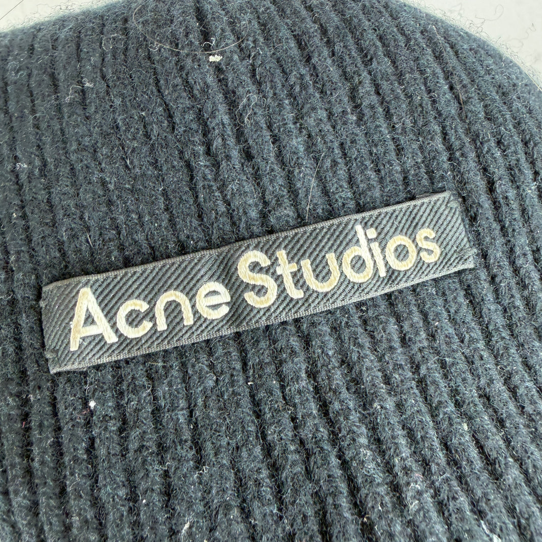 Acne Studios Square Face Low Rise Beanie