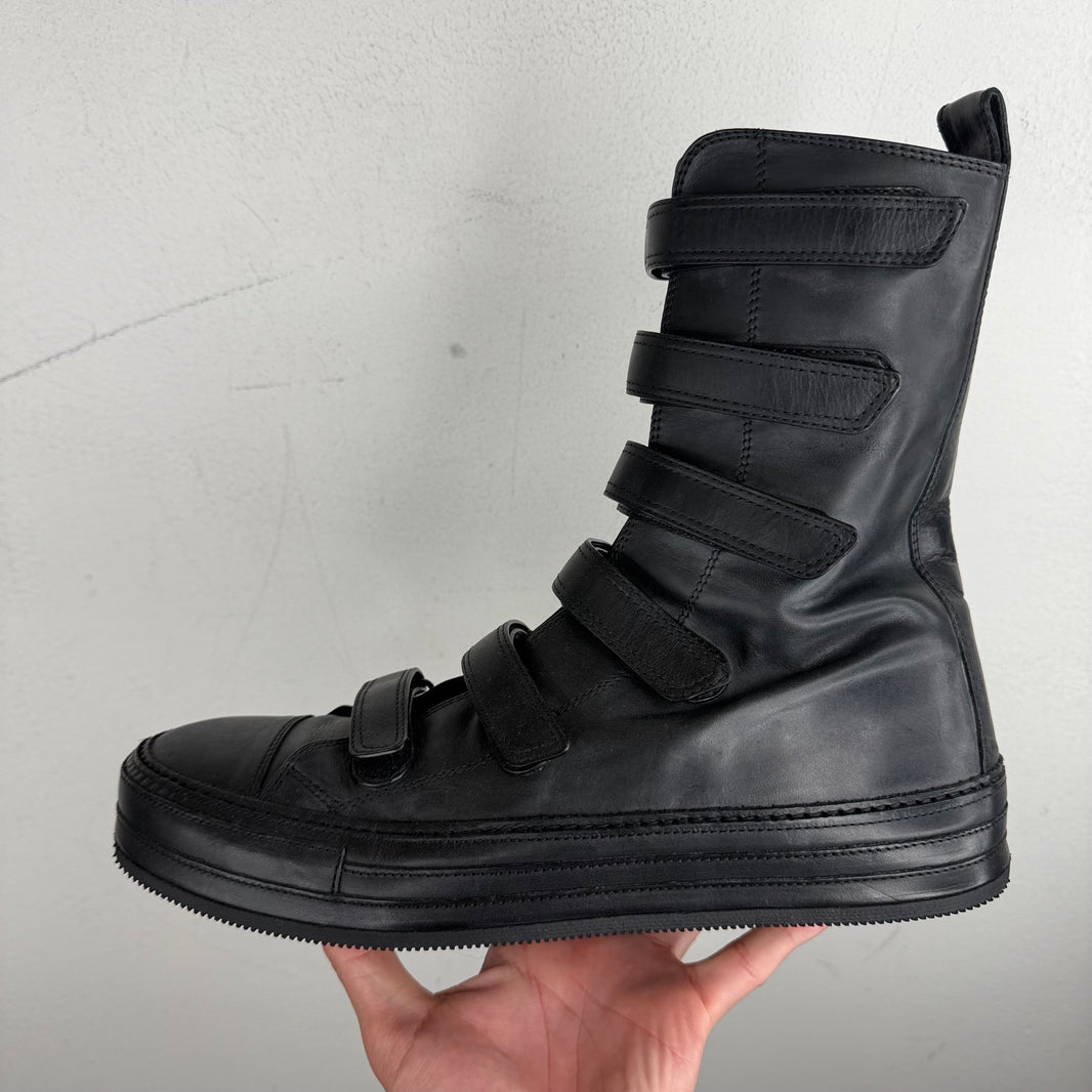 Ann Demeulemeester Multi Strap High-Top Sneakers