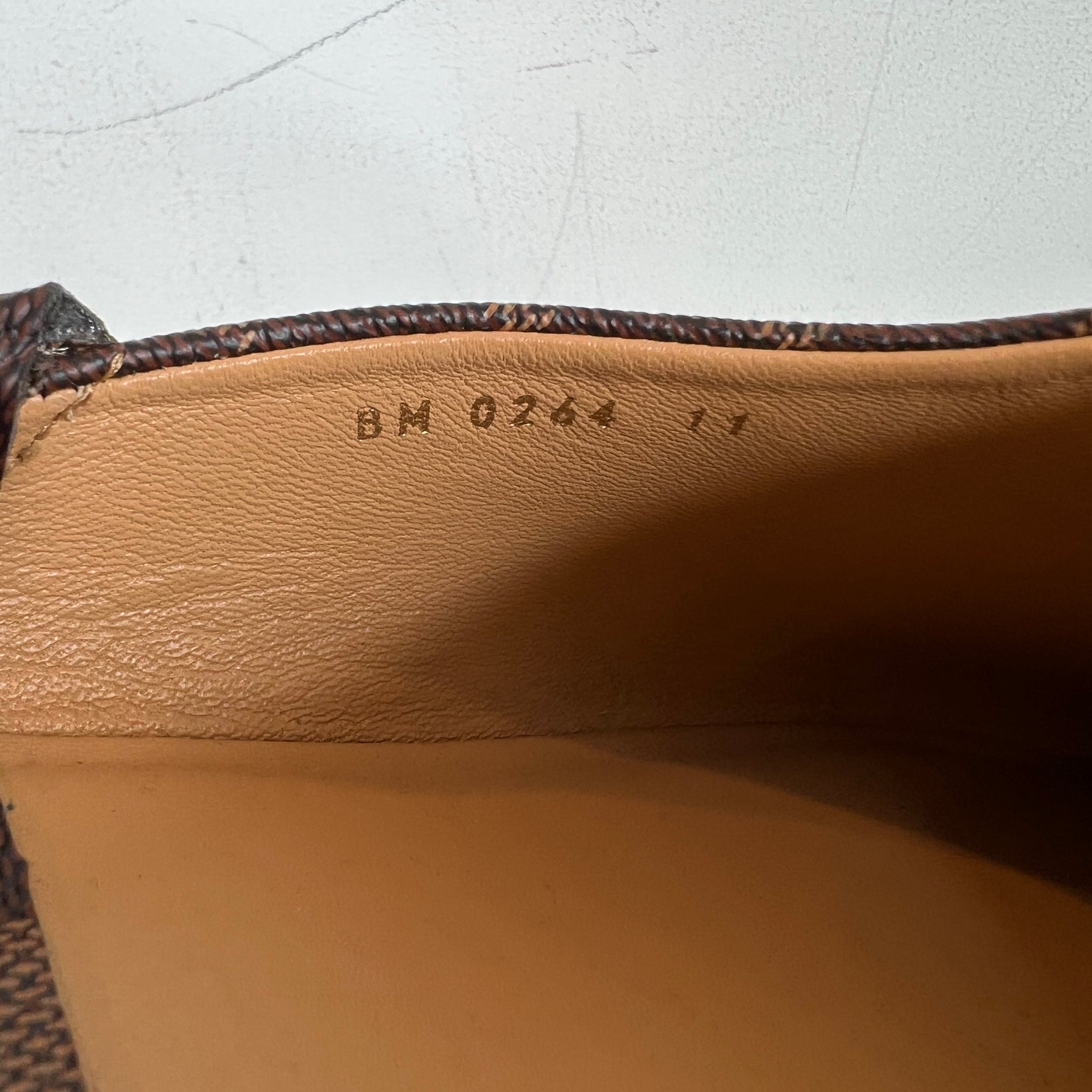 Louis Vuitton Brown Damier Pointed Slippers