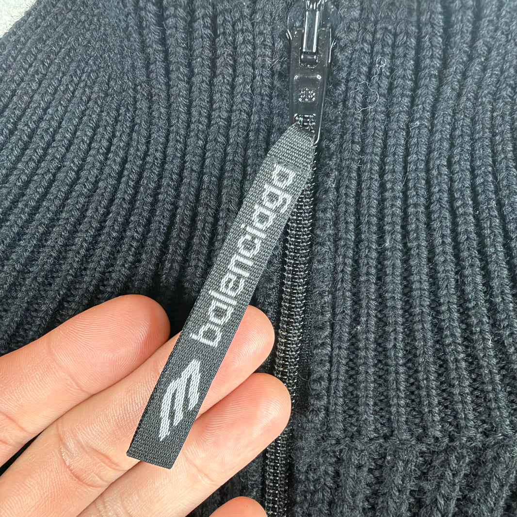Balenciaga Skiwear Quarter Zip Knit Sweater