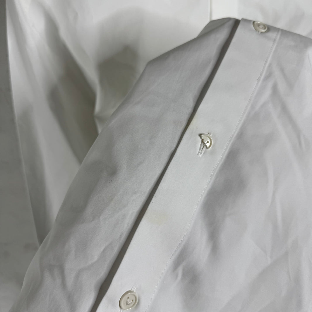 Bottega Veneta White Canvas Shirt