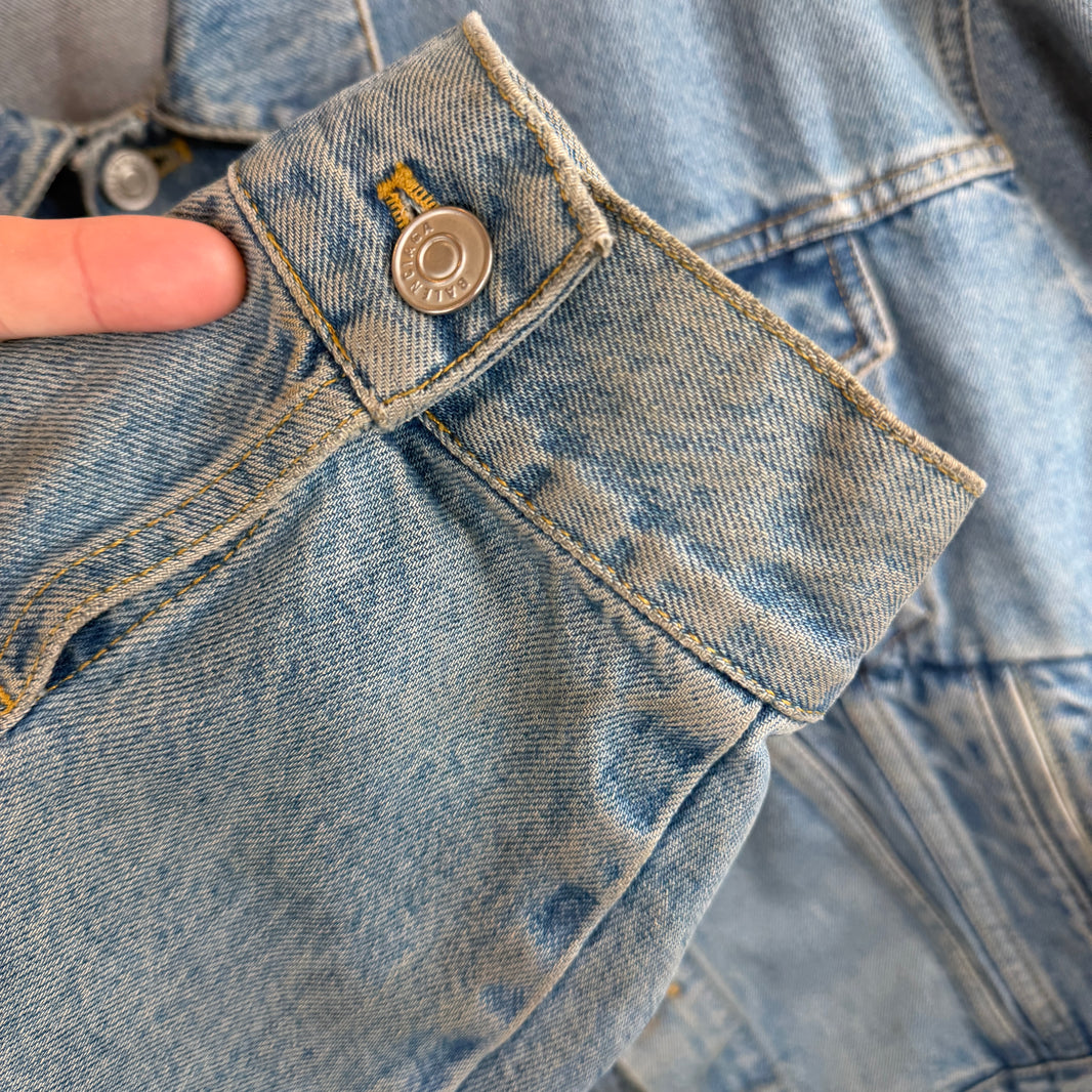 Balenciaga Blue Denim Swing Jacket