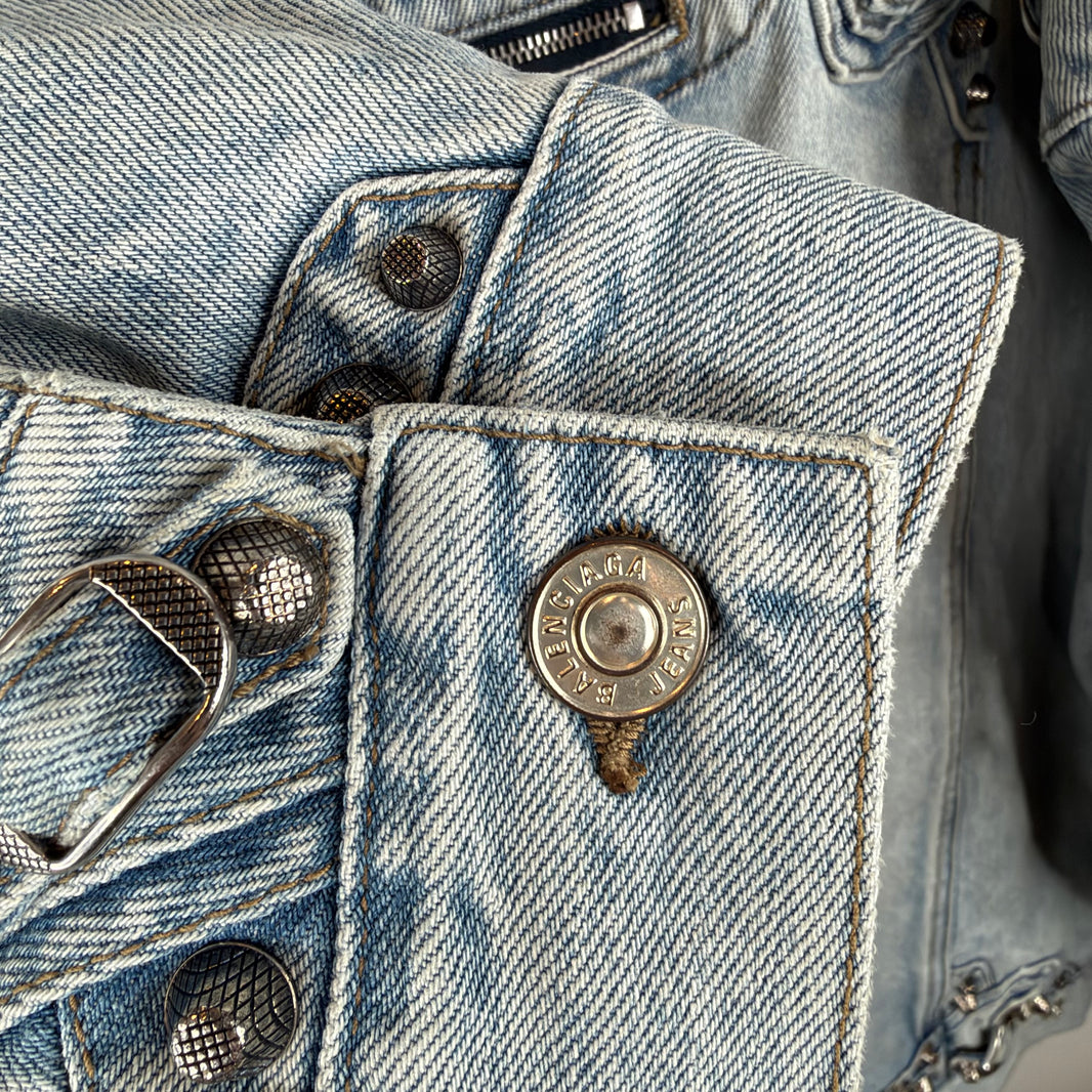 Balenciaga Cagole Denim Jacket