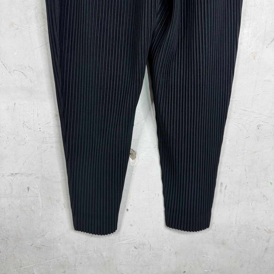 Issey Miyake Homme Plisse Black Trousers