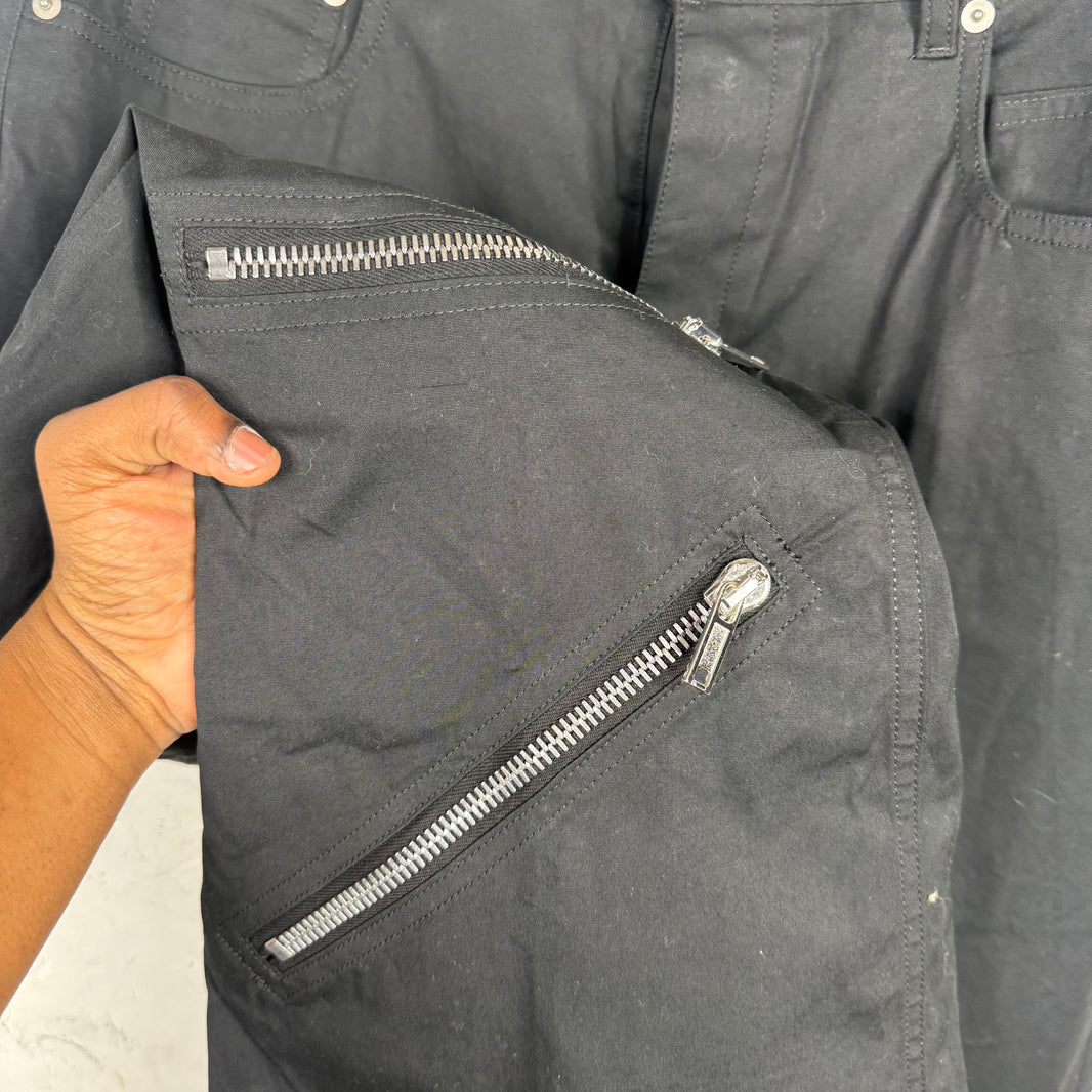 Rick Owens Hollywood Bolan Cargo Flared Pants