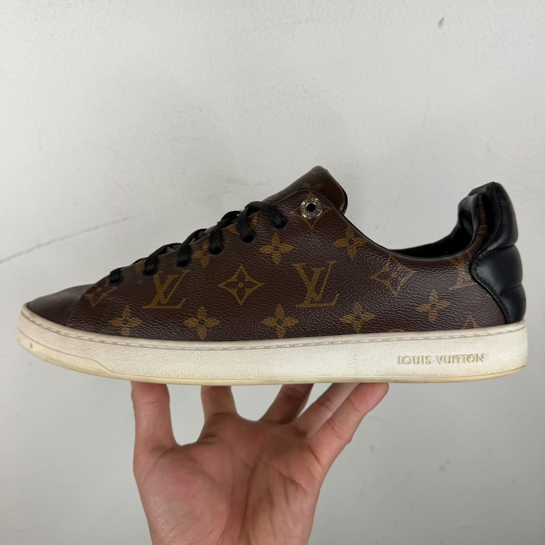 Louis Vuitton Brown Monogram Leather Low Sneakers