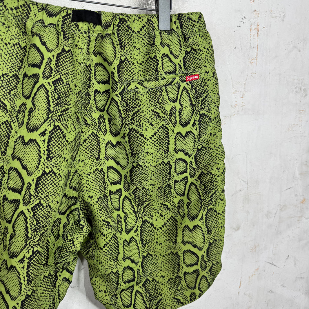Supreme Belted Snakeskin Shorts