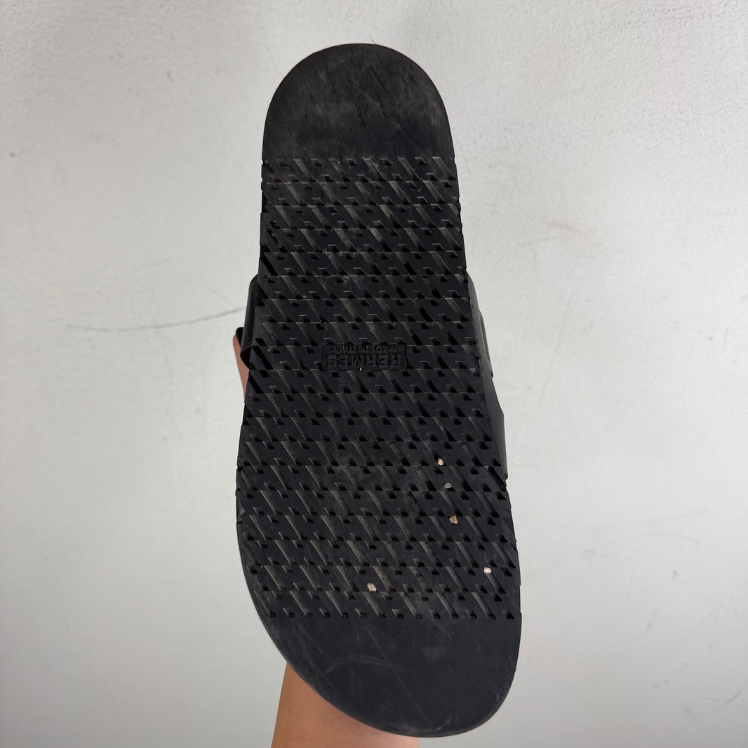 Hermes Black Chypre Sandals