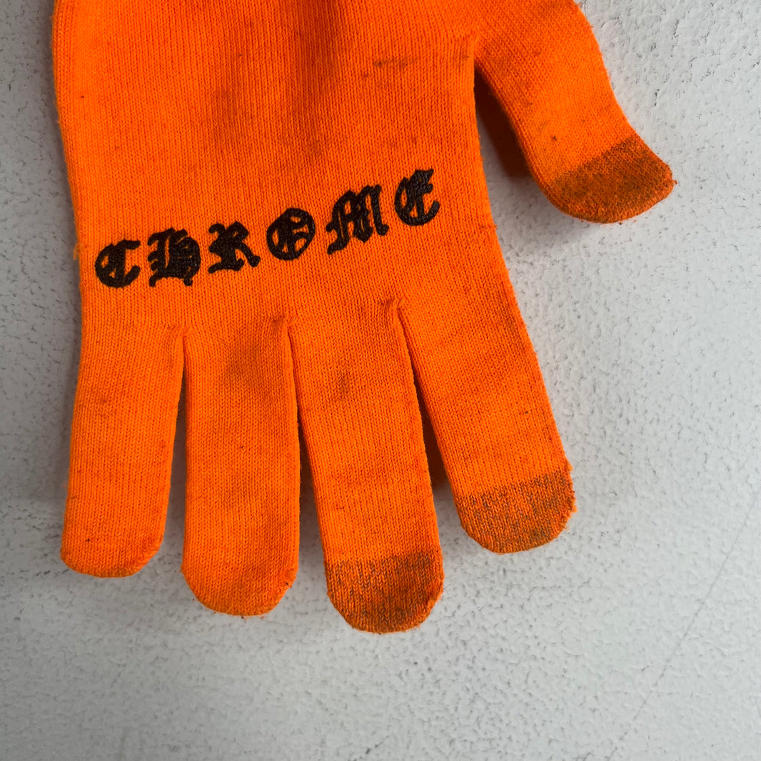 Chrome Hearts Orange Work Gloves