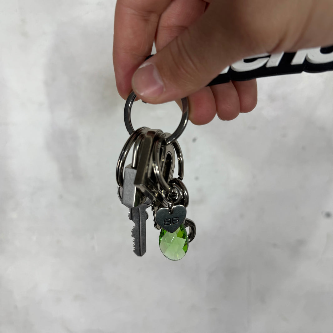 Balenciaga Logo Keychain