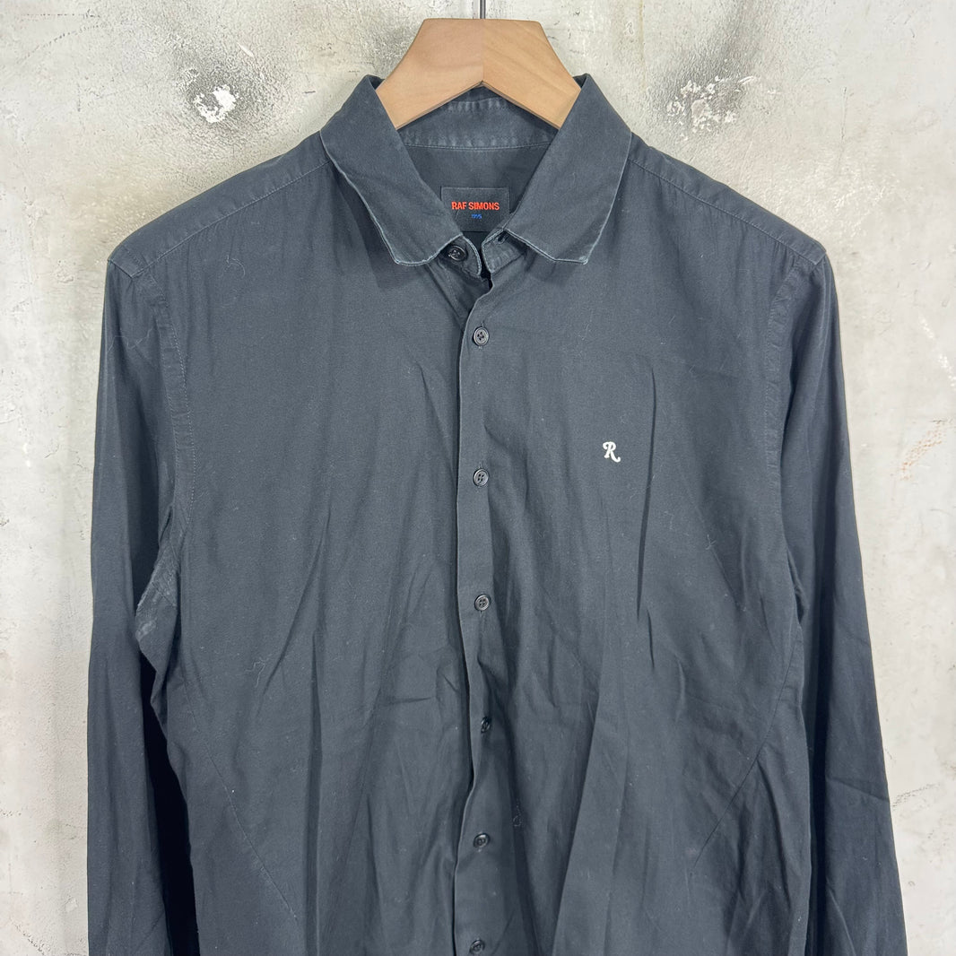 Raf Simons White R Stitch Buttoned Shirt