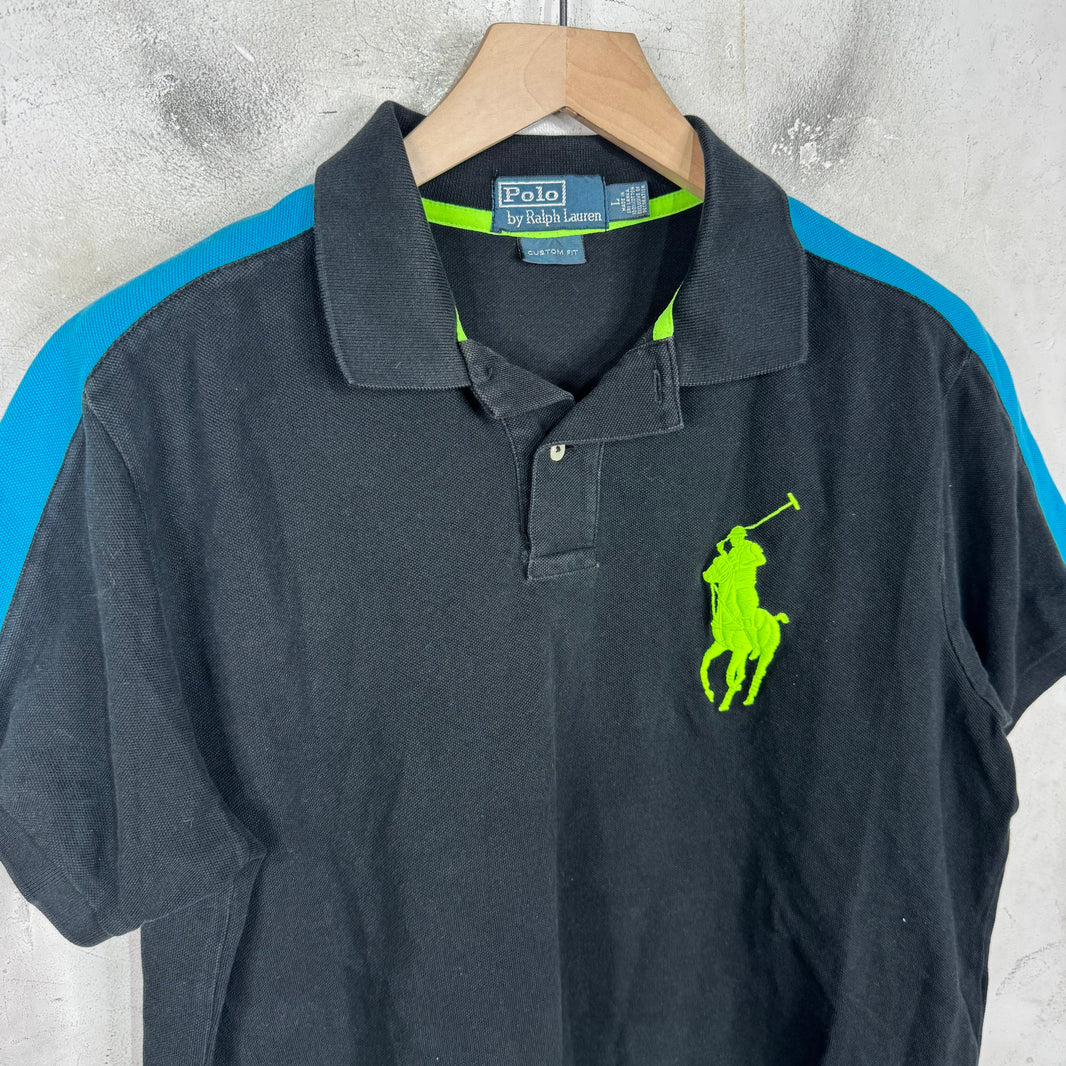Ralph Lauren Neon Accent Big Horse Polo