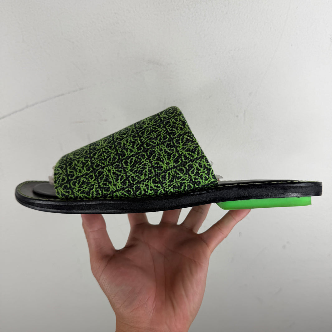 Loewe Anagram Jacquard Slides