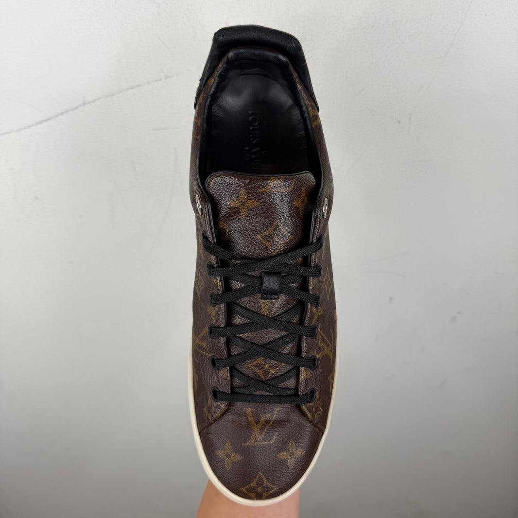 Louis Vuitton Brown Monogram Leather Low Sneakers
