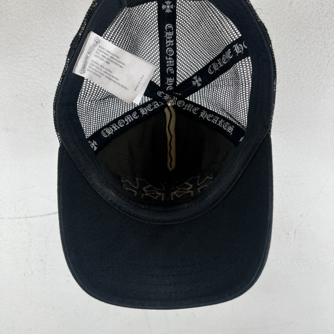 Chrome Hearts Black Cemetery Hat