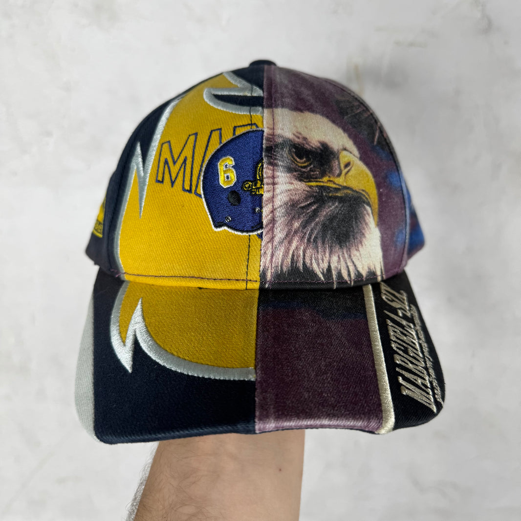 Supreme x MM6 Yellow Split Eagle Hat