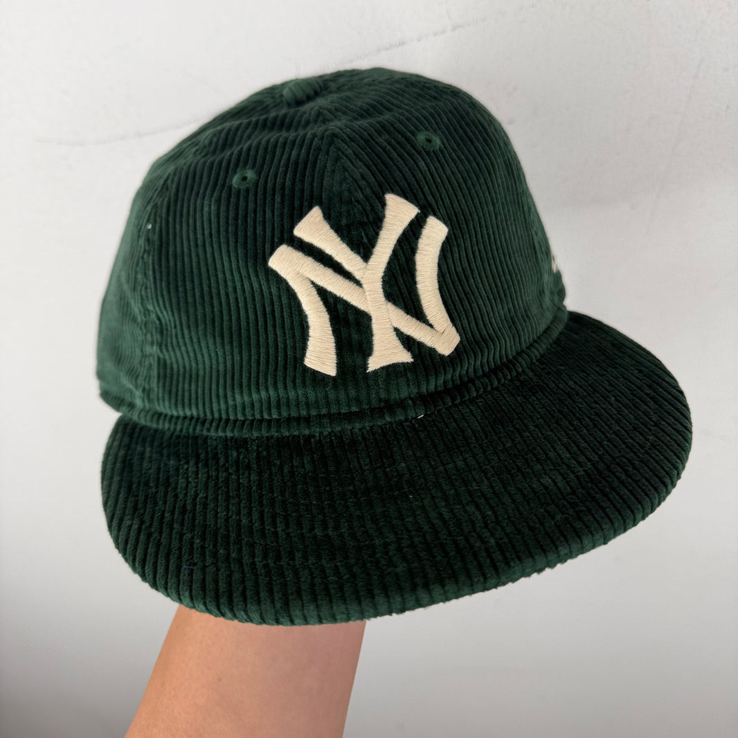 Ralph Lauren New Era Green Corduroy Yankees Hat