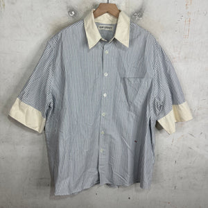 Our Legacy Pinstriped S/S Brat Shirt