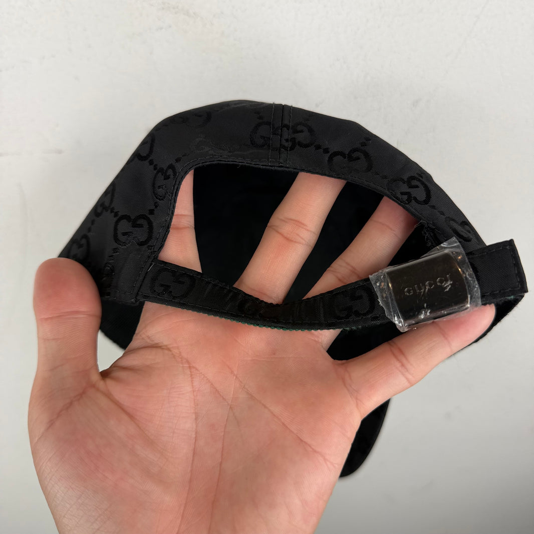 Gucci Black Monogram Hat