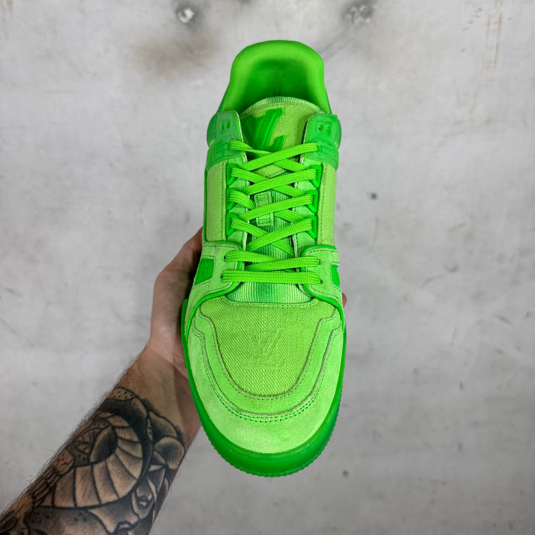 Louis Vuitton Slime Green Trainer Lows