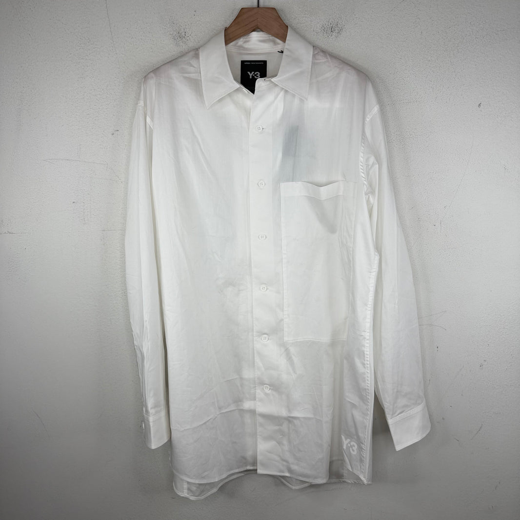 Y-3 White Button Up Shirt