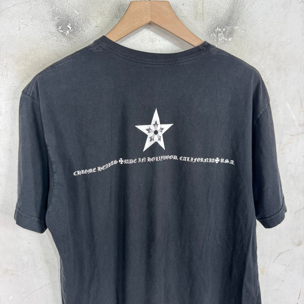 Chrome Hearts Hollywood Star T-Shirt