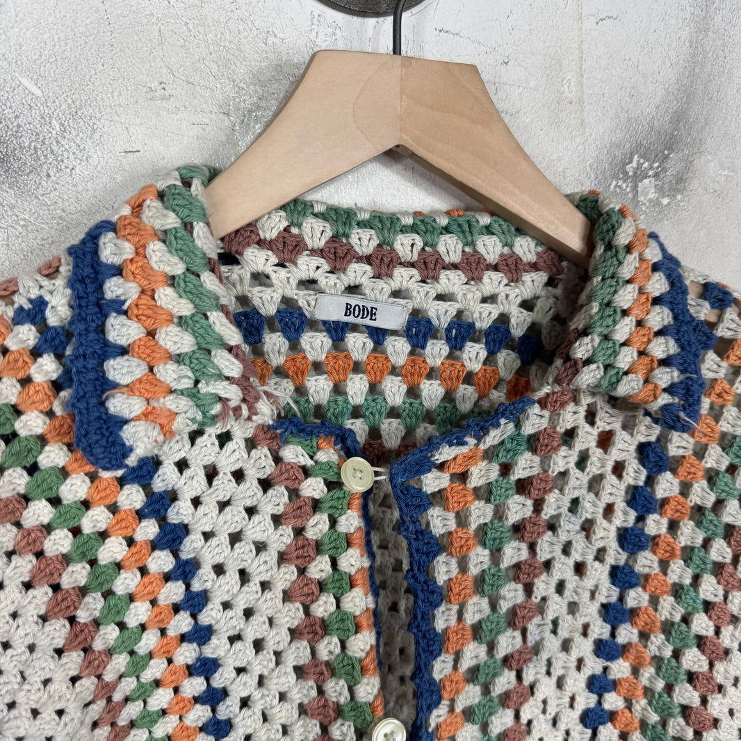 Bode Multicolor Crochet Shirt