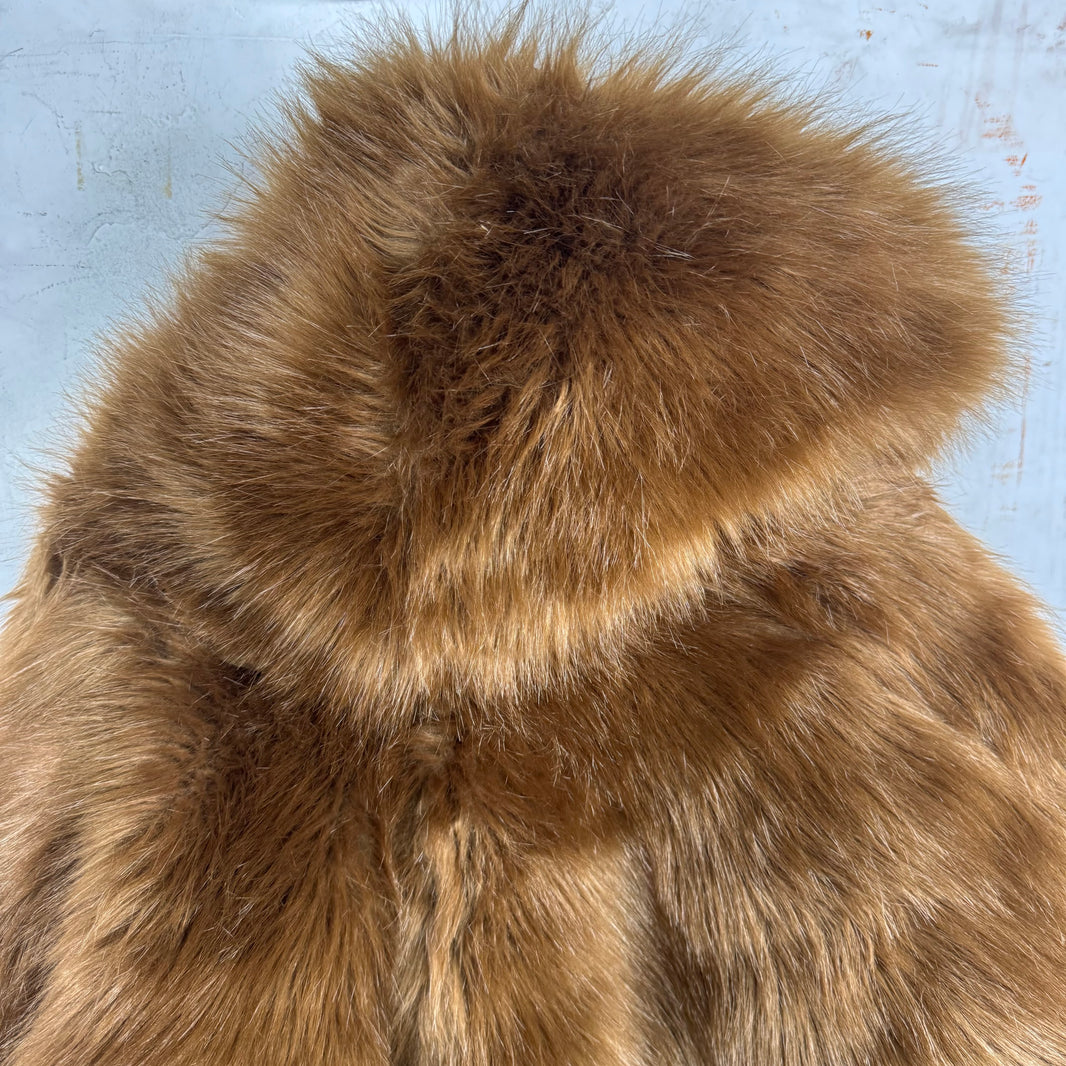 Entire Studios Faux Fur Hunch Cropped Jacket