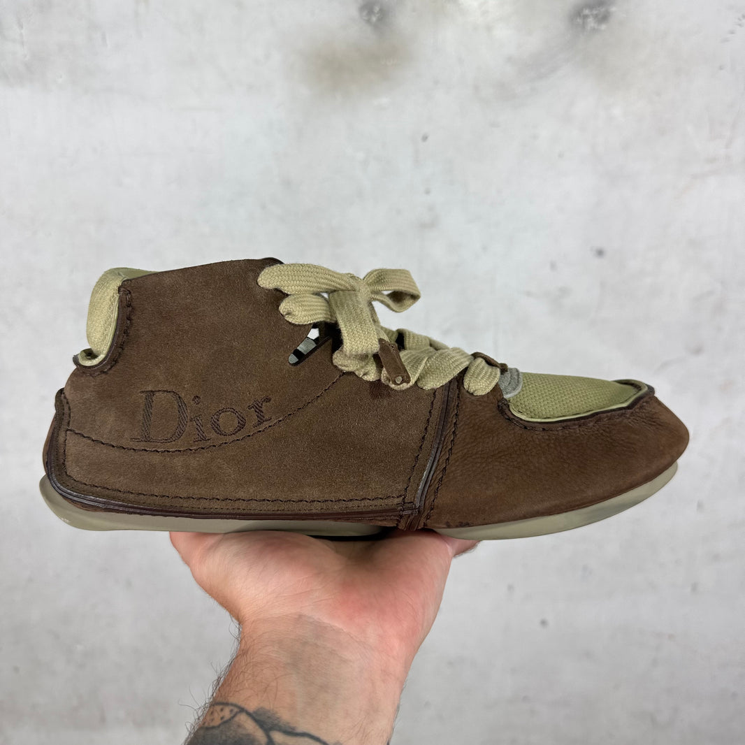Dior Brown Roadie Shoes