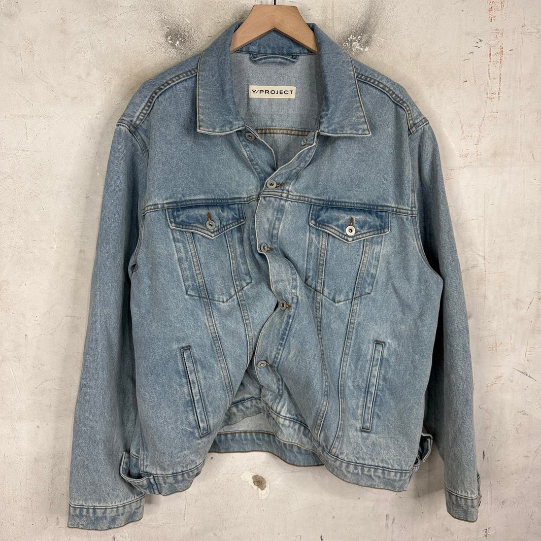 YProject Wire Denim Trucker Jacket