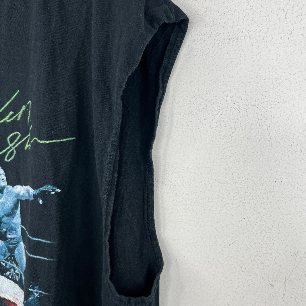 Vintage WWF Ken Shamrock Cut Off T-Shirt