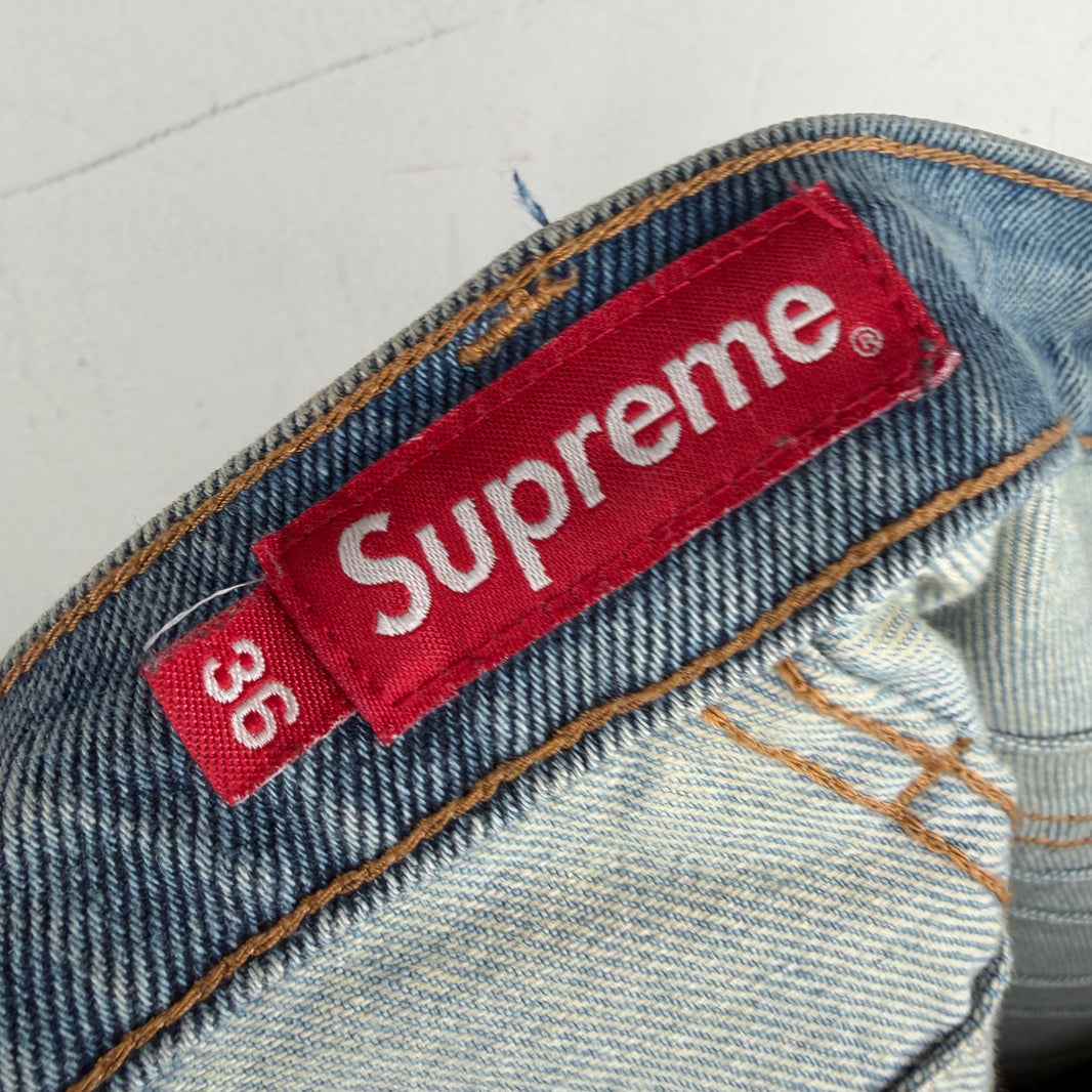 Supreme Blue Layered Jeans