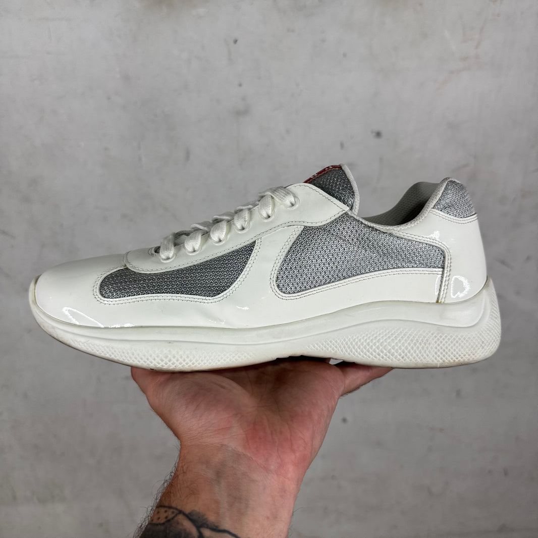 Prada White Patent Americas Cup